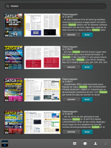 Fulltextsökning i alla nummer av Datormagazin med Paperton