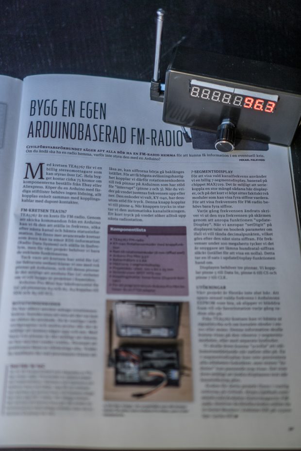Featured image of post Bygg en arduinobaserad FM-radio (Datormagazin 6 2017)